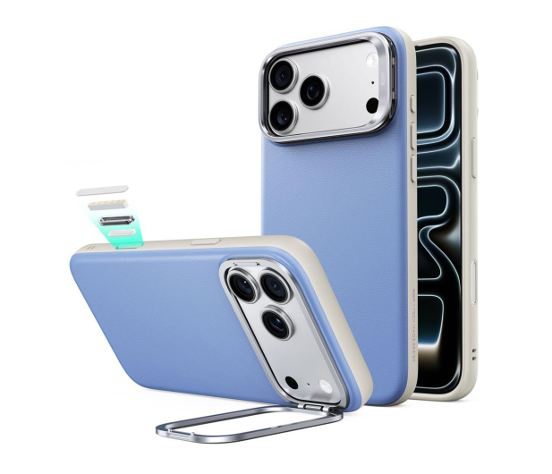 ESR Leather Kickstand Magsafe Do Iphone 17 Pro Max / 18 Pro Max - 1586873 - zdjęcie